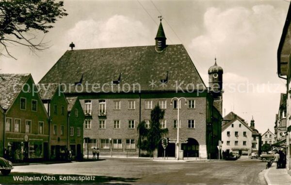 Weilheim Oberbayern Rathausplatz