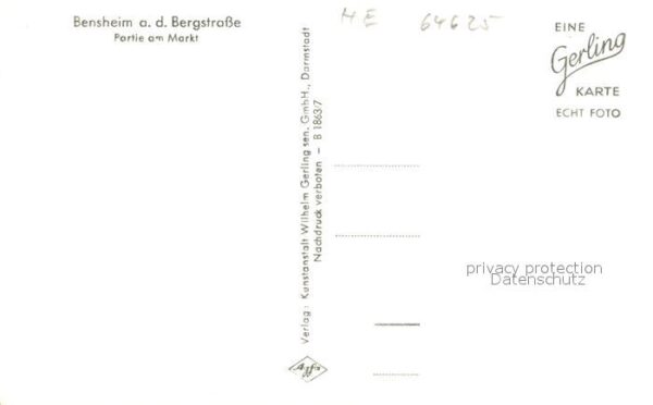 Bensheim Bergstrasse Partie am Markt – Bild 2