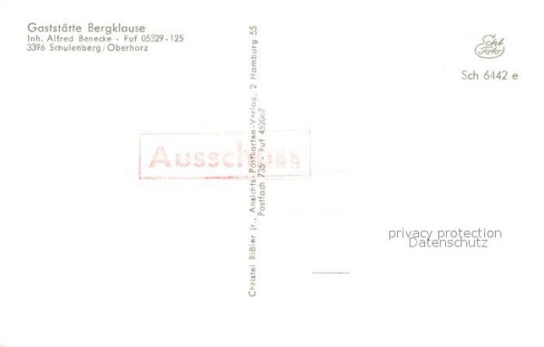 Schulenberg Oberharz Gaststaette Berg-Klause – Bild 2