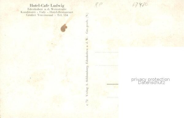 Edenkoben Hotel Cafe Ludwig Speisesaal – Bild 2