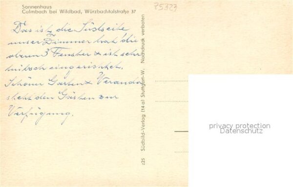 Calmbach Enz Sonnenhaus – Bild 2