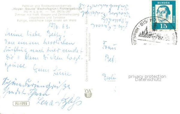 Bischofsgruen Hoyer Baude – Bild 2