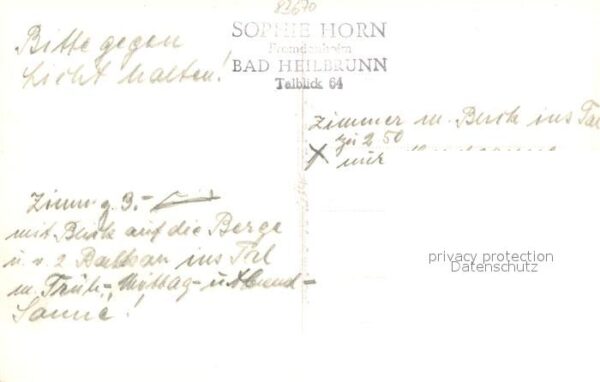Bad Heilbrunn Fremdenheim Sophie Horn – Bild 2