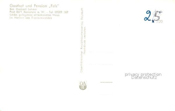 Bernstein Wald Gasthof und Pension Fels – Bild 2