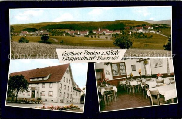 Noeggenschwiel Gasthaus Pension zum Roessle Gaststube Panorama
