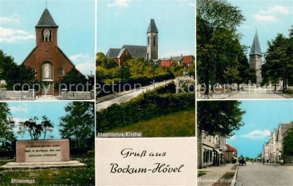 Bockum-Hoevel Herz Jesu Kirche Stephanus Kirche Ev Kirche Ehrenmal Hammer Strass