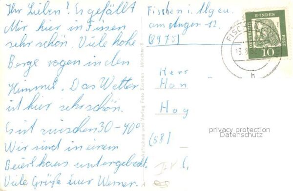 Fischen Allgaeu Touristenhaus Mayerl Ortsansicht – Bild 2