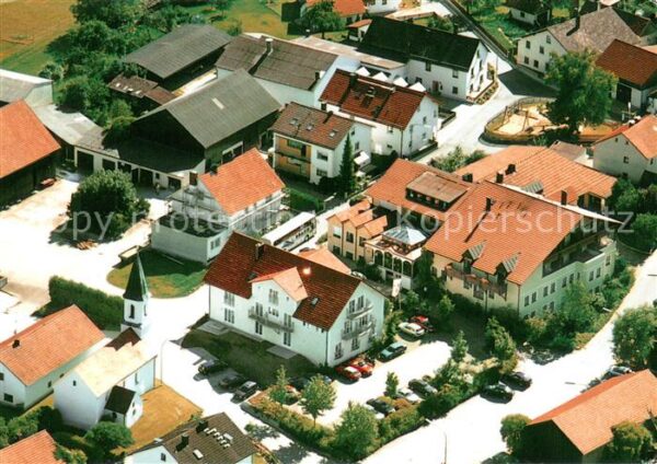 Riedenburg Altmuehltal Fliegeraufnahme mit Landhotel Schneider
