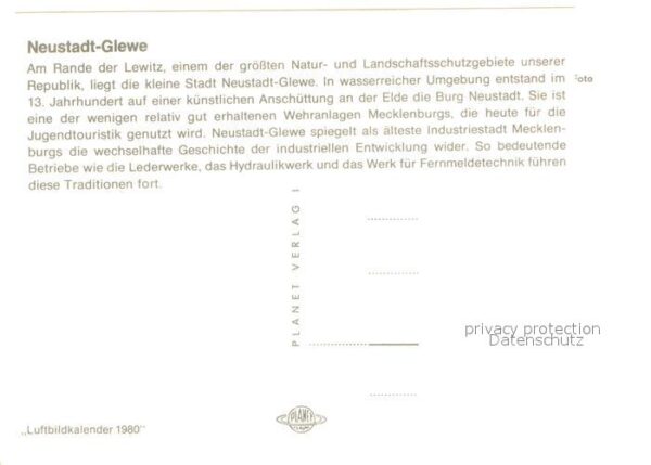 Neustadt-Glewe Fliegeraufnahme – Bild 2