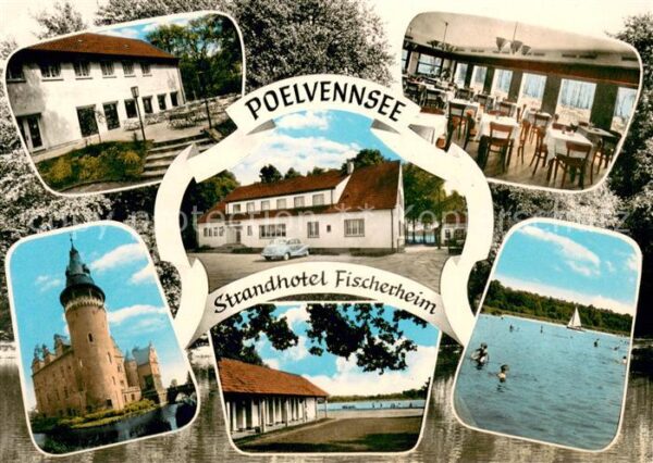 Nettetal Strandhotel Fischerheim Poelvennsee Gaststube Seepartie Schloss