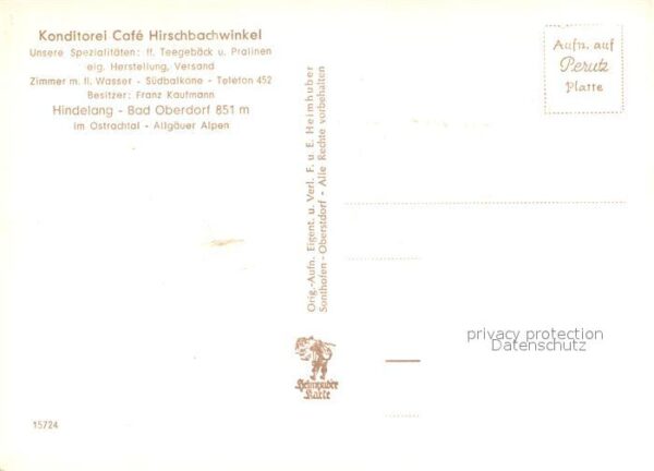Hindelang Konditorei Cafe Hirschbachwinkel – Bild 2