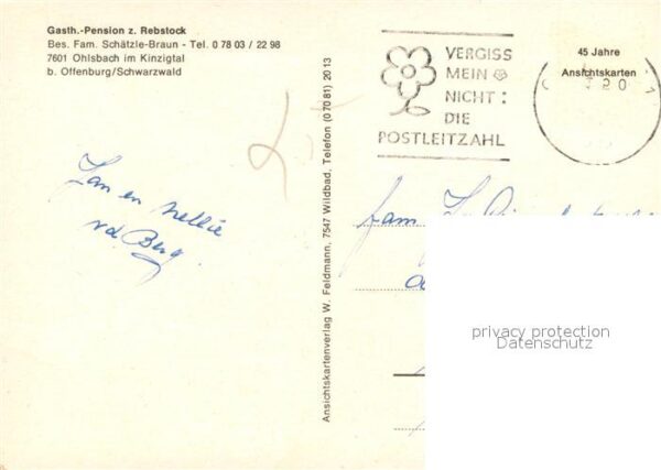 Ohlsbach Gasthaus Pension zum Rebstock – Bild 2