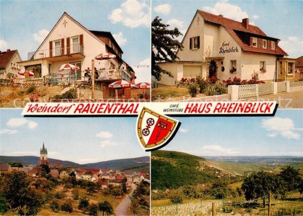 Rauenthal Cafe Weinstube Haus Rheinblick Panorama