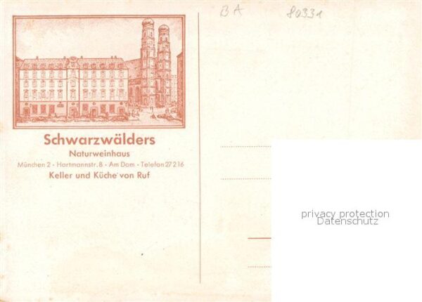 Muenchen Schwarzwaelder Naturweinhaus Gaststube – Bild 2