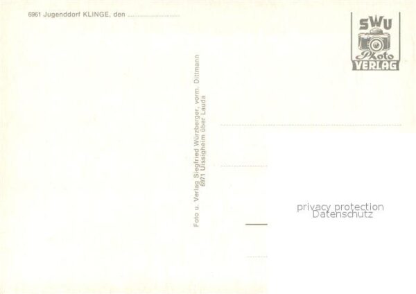 Lauda-Koenigshofen Jugenddorf Klinge Haus Odenwald St Benedikt Schwimmbad St Nik – Bild 2