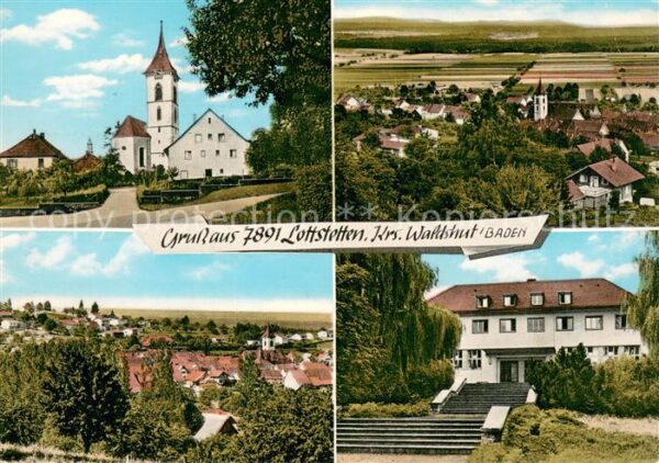 Lottstetten Kirche Fliegeraufnahmen Rathaus