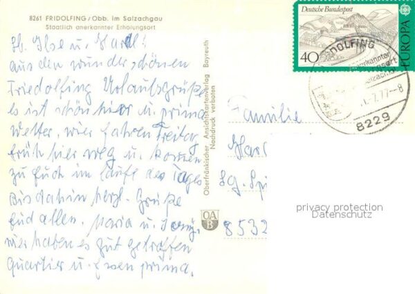 Fridolfing Kirchen Seerosenteich Ortspartie – Bild 2