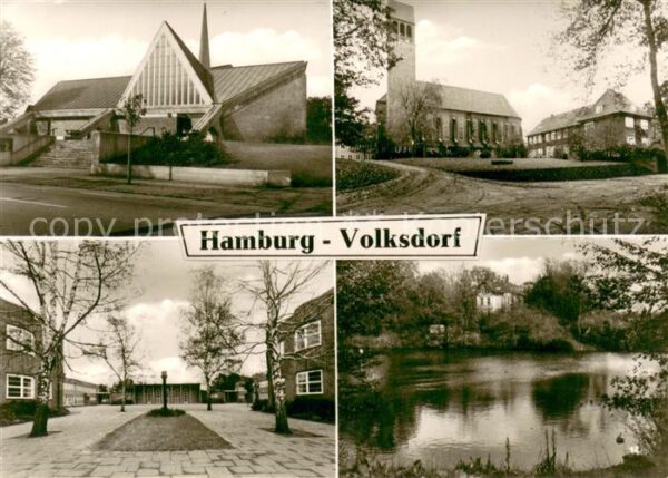 Volksdorf Hamburg Kirchen Weiher