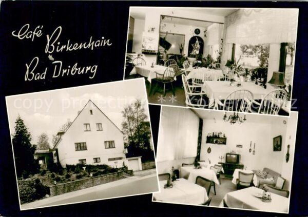 Bad Driburg Cafe Birkenhain Gastraeume