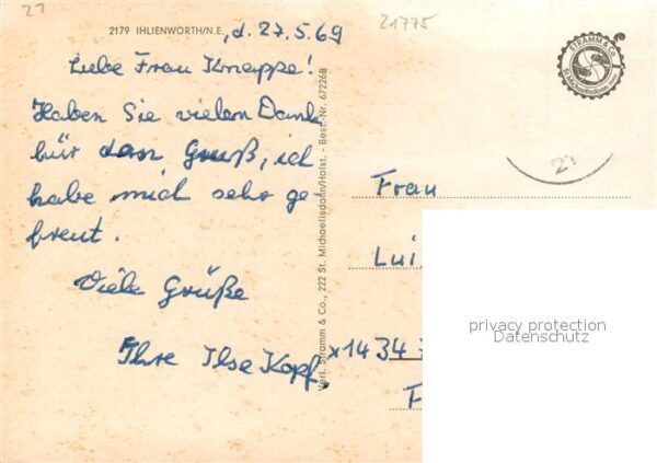 Ihlienworth Kirche Schule Ortspartie – Bild 2
