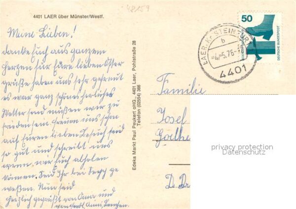 Laer Steinfurt Kath Kirche Krankenhaus Edeka Markt Wellings Muehle – Bild 2