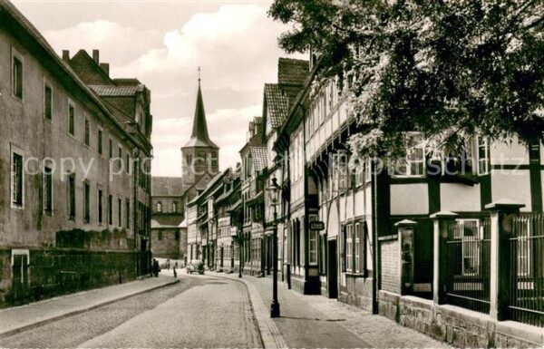 Hildesheim Stadtzentrum Buellstrasse St. Godehardi Kirche