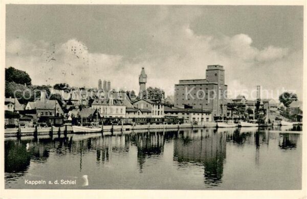 Kappeln Schlei Ansicht vom Wasser aus