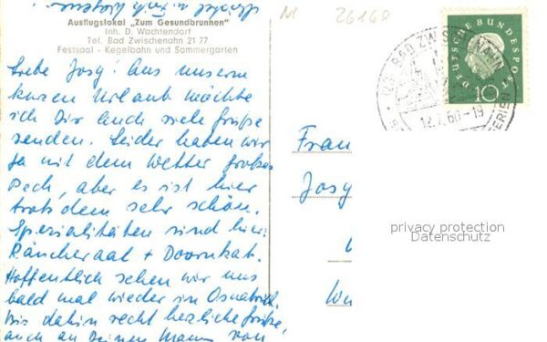 Bad Dreibergen Gaststaette Anleger Faehrdampfer Lehrerfortbildungsheim 1000jaehr – Bild 2