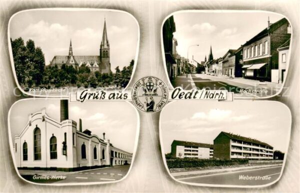 Oedt Katholische Pfarrkirche Hochstrasse Girmes Werke Weberstrasse Wohnblocks