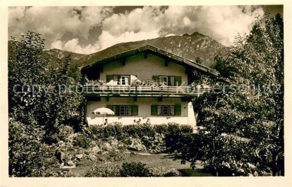 Obergrainau Gaestehaus Pension Haus Buchwieser Holzschnitzerei Alpen