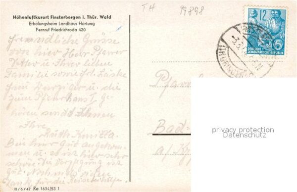 Finsterbergen Erholungsheim Landhaus Hartung – Bild 2
