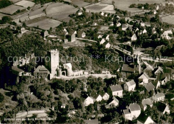 Hattingen Ruhr Burg Blankenstein Fliegeraufnahme
