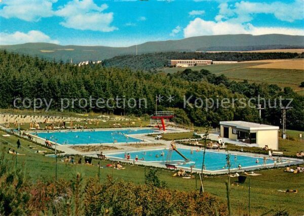 Rhaunen Hunsrueck Erholungs- und Wintersportzentrum Idarwald Freibad