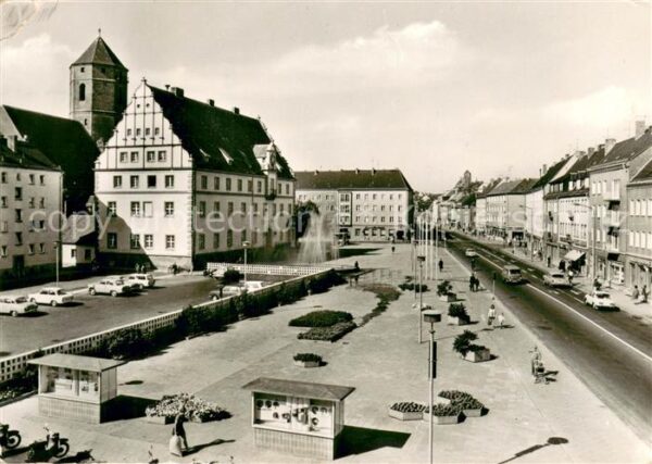 Eilenburg Rathaus und Markt