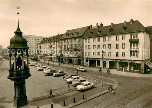 Magdeburg Denkmal des Magdeburger Reiters auf dem Alten Markt