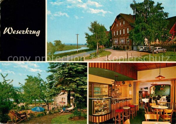 Rumbeck Grafschaft Schaumburg Hotel Pension Weserkrug am Weserufer