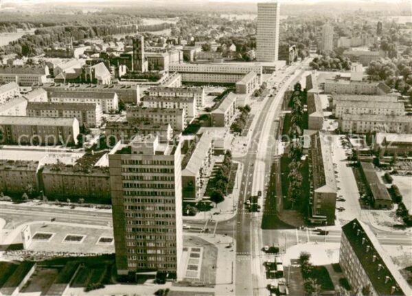 Frankfurt Oder Fliegeraufnahme aus Luftbildkalender 1979