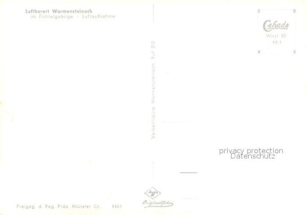 Warmensteinach Luftkurort Fliegeraufnahme – Bild 2