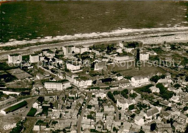 Borkum Nordseebad Nordseeinsel Fliegeraufnahme
