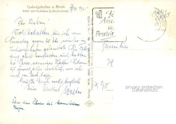 Ludwigshafen Rhein BASF mit Hochhaus Fliegeraufnahme – Bild 2