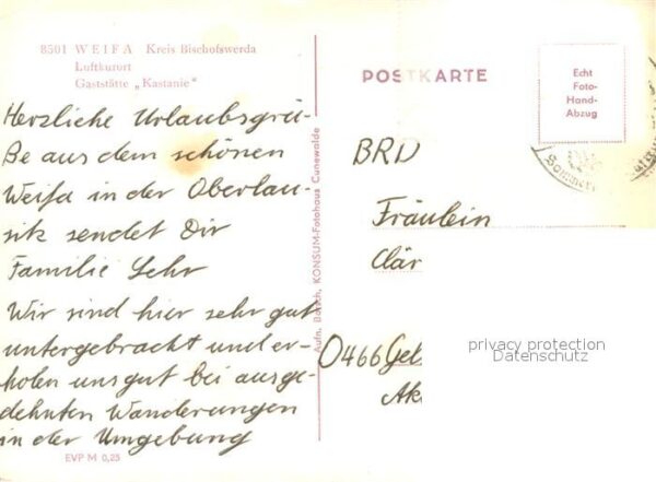 Weifa Luftkurort Gaststaette Kastanie Gastraum – Bild 2