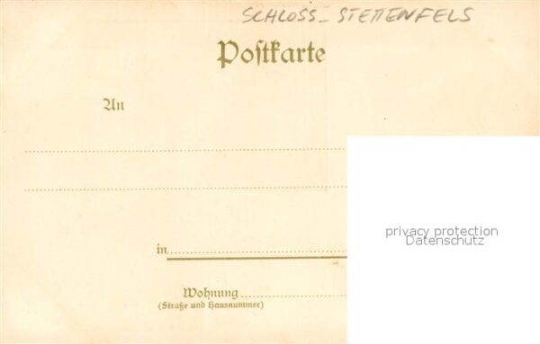 Untergruppenbach Schloss Stettenfels Kuenstlerkarte – Bild 2