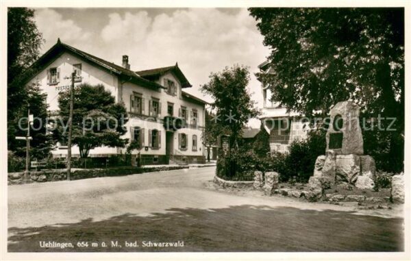 uehlingen-Birkendorf Gasthaus zum Posthorn Denkmal Gedenkstein
