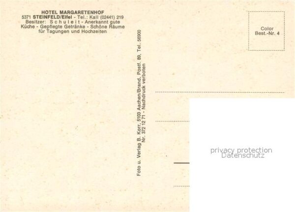 Steinfeld Kall Hotel Margaretenhof – Bild 2