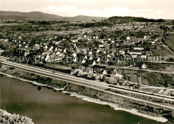 Rheinweiler Markgraeflerland Fliegeraufnahme