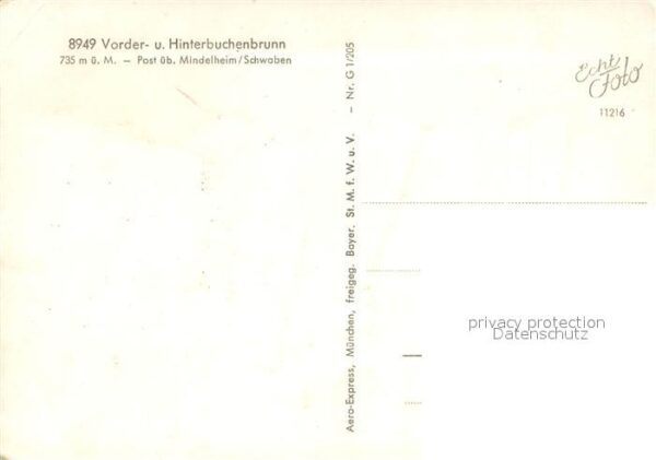Vorderbuchenbrunn und Hinterbuchenbrunn Fliegeraufnahme – Bild 2