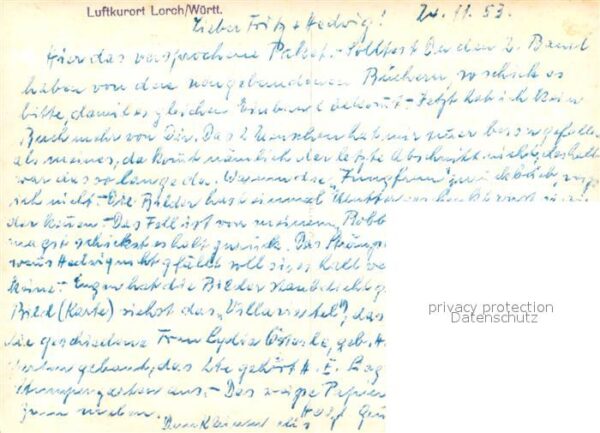 Lorch Wuerttemberg Teilansicht Luftkurort – Bild 2