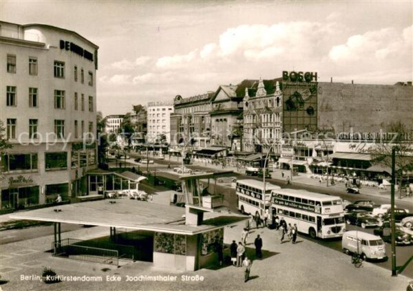 Berlin Kurfuerstendamm Ecke Joachimsthaler Strasse