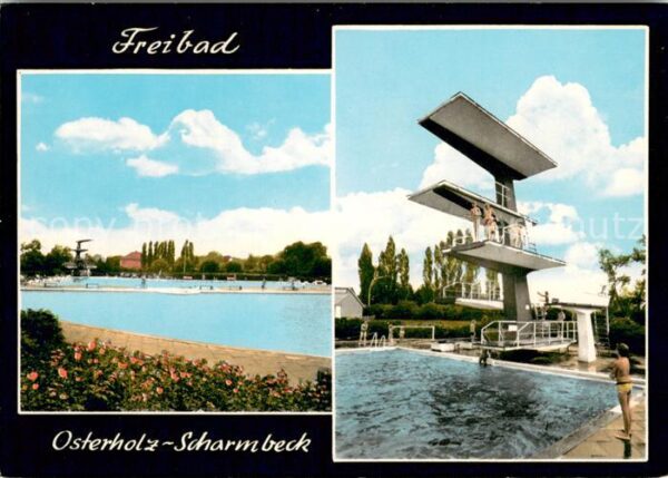 Osterholz-Scharmbeck Freibad mit Sprungturm