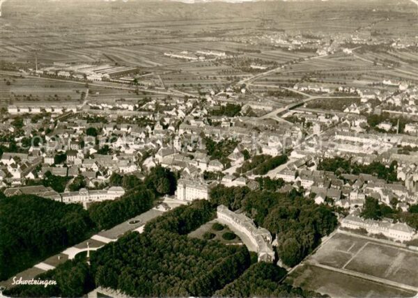 Schwetzingen Fliegeraufnahme